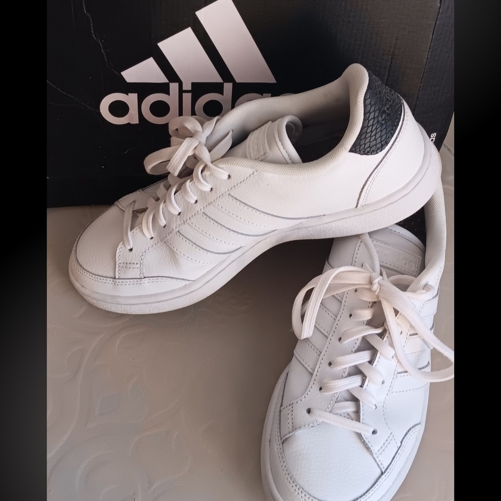 Adidas White Sneakers